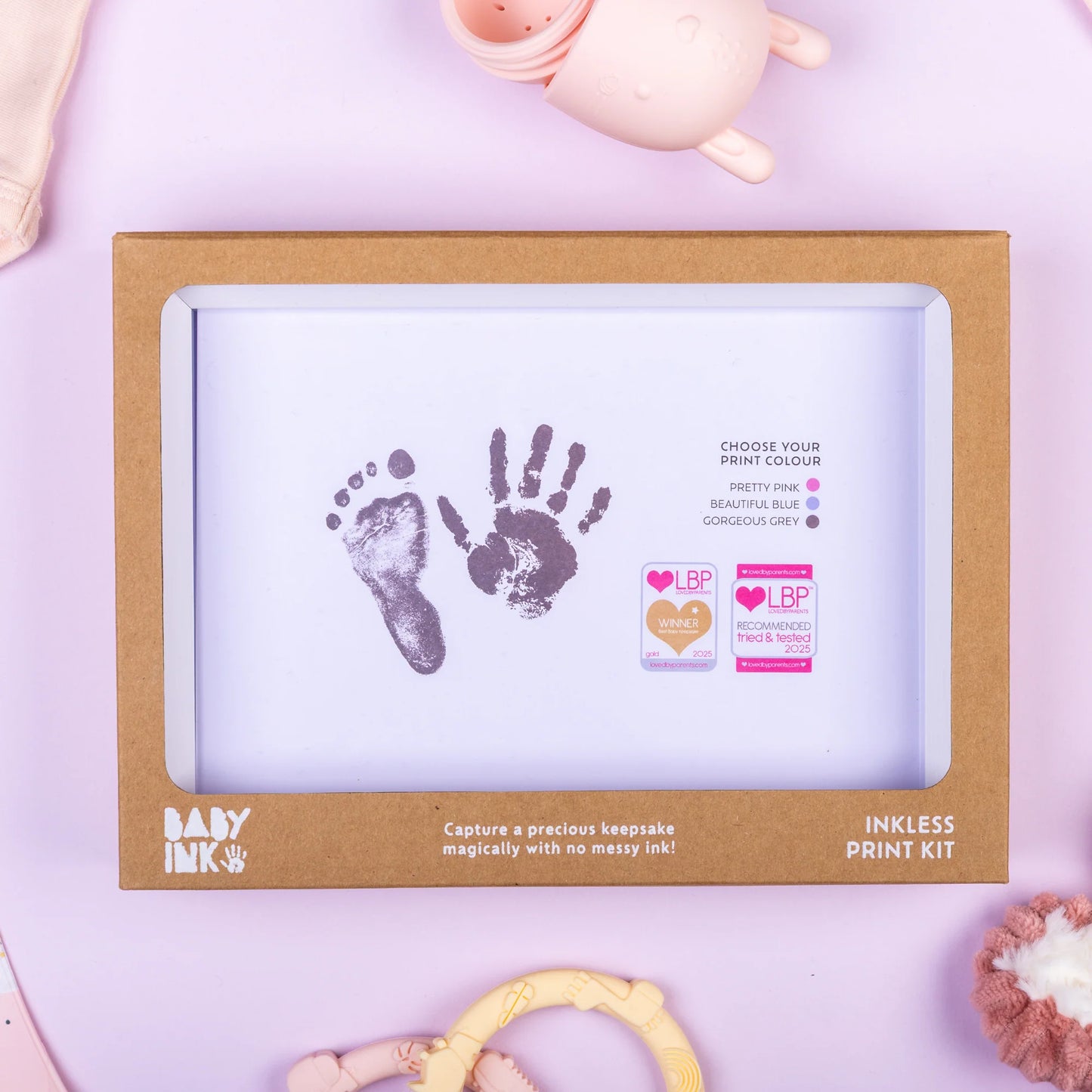 Ink-Less Frame Kit - Pretty Pink