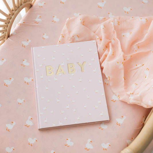 Baby Book Pink Ducks