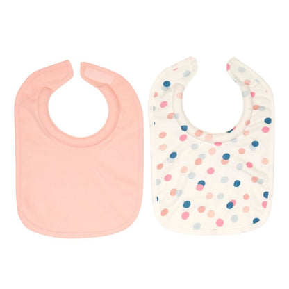 Roll Neck Bibs 2Pk - Confetti open