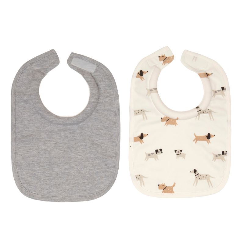 Roll Neck Bibs 2Pk - Dogs open