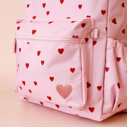 Fox & Fallow Little Hearts Backpack | Aster & Ruby