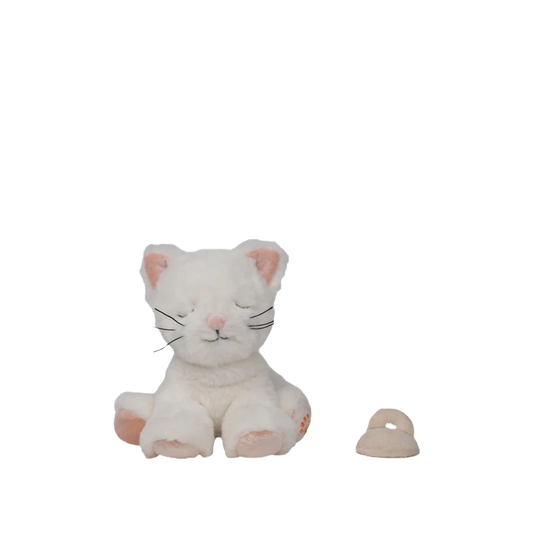 Olli Ella Binky Kitten Kiki White | Aster & Ruby