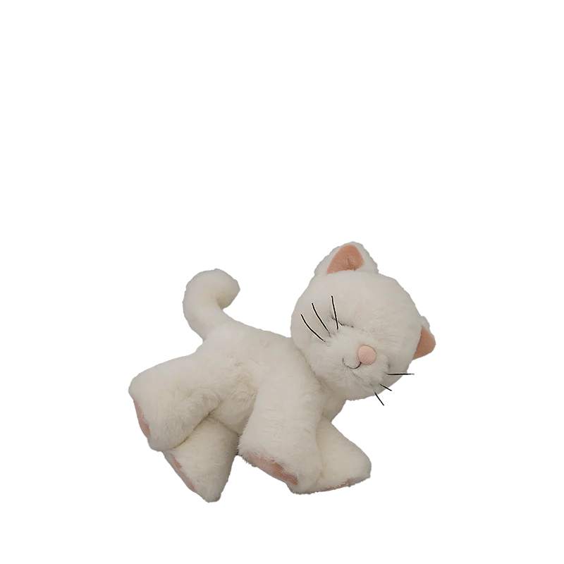 Olli Ella Binky Kitten Kiki White | Aster & Ruby