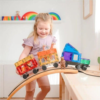 Connetix 50 Piece Rainbow Transport Pack | Aster & Ruby