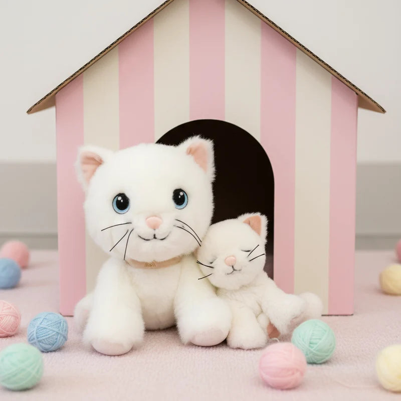 Olli Ella Dinkum Cat Lux White | Aster & Ruby