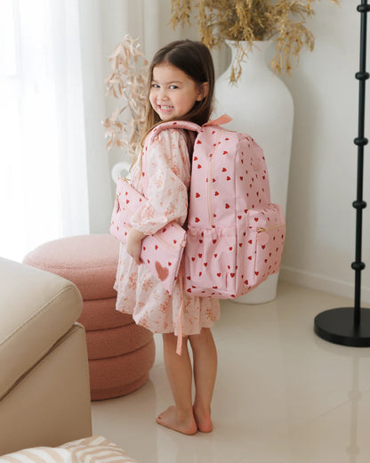 Fox & Fallow Little Hearts Backpack | Aster & Ruby
