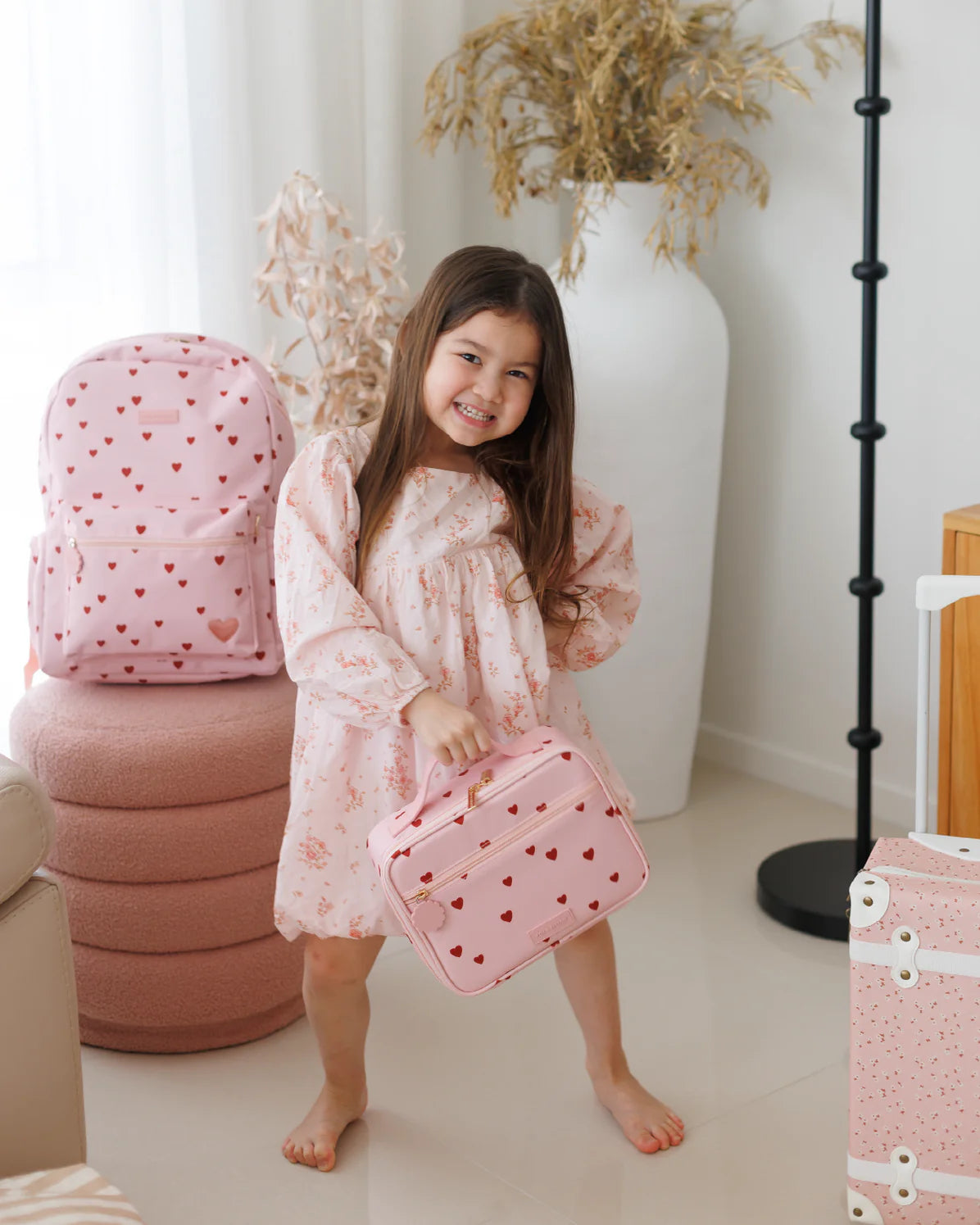 Fox & Fallow Little Hearts Backpack | Aster & Ruby