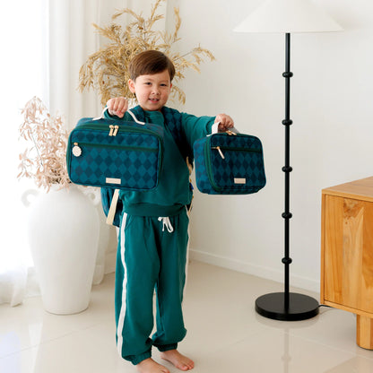 Fox & Fallow Forest Diamonds Large Lunch Bag | Aster & Ruby