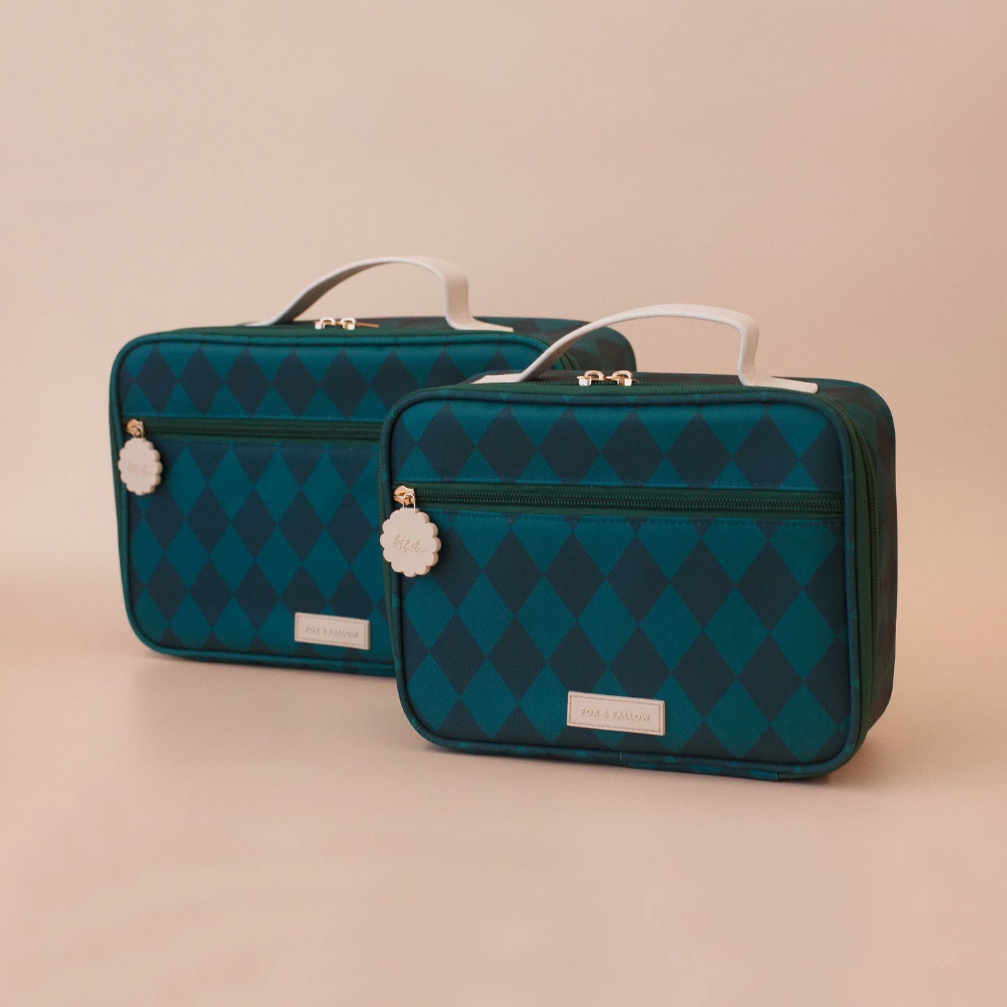 Fox & Fallow Forest Diamonds Large Lunch Bag | Aster & Ruby