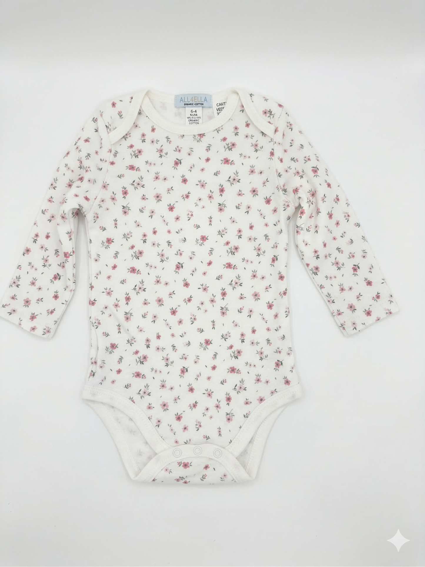 6pcs Organic Cotton Clothing Set Girl Floral