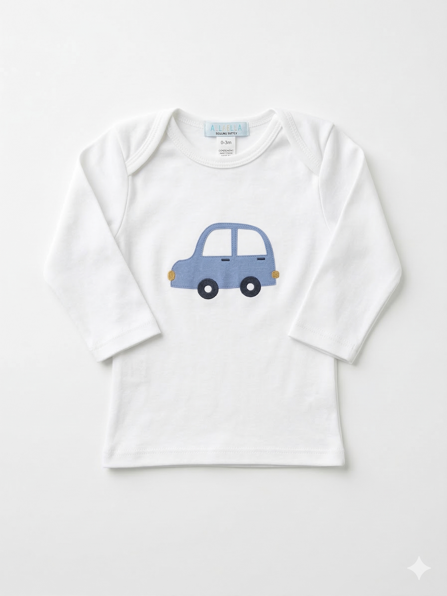 6pcs Organic Cotton Clothing Set Boy Blue Car