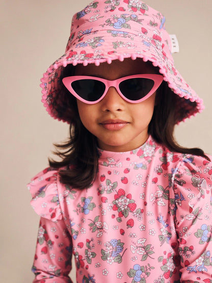 Huxbaby Strawberry Garden Swim Hat | Aster & Ruby