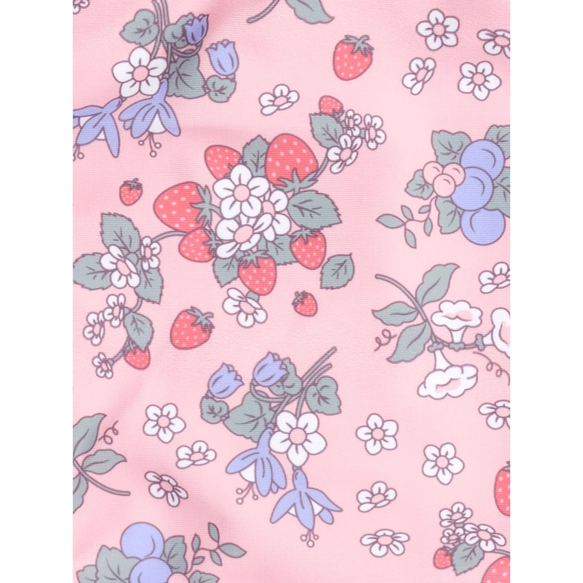 Huxbaby Strawberry Garden Shirred Swimsuit | Aster & Ruby