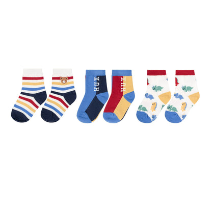 Huxbaby Best Socks Ever 3 Pack Primary | Aster & Ruby