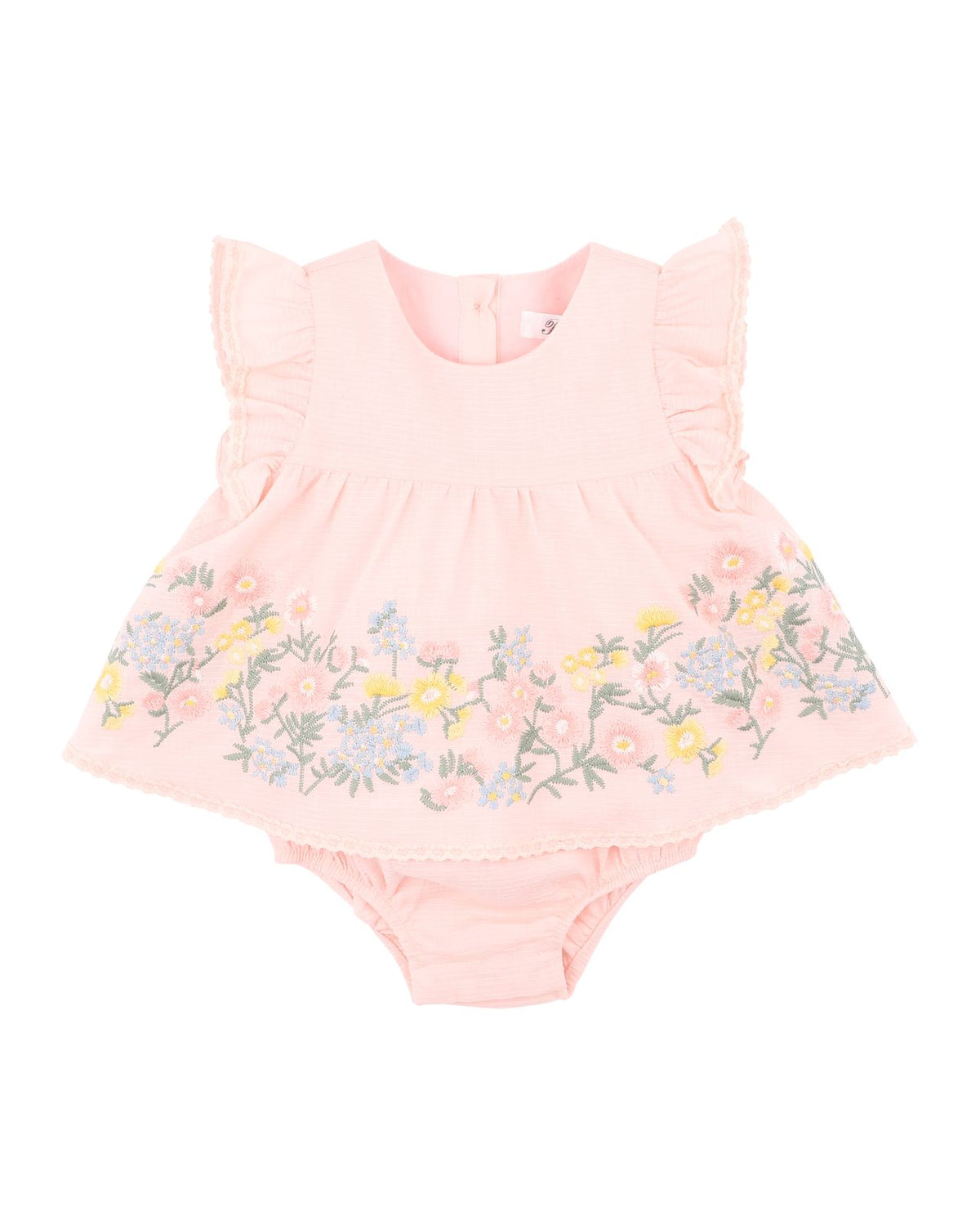 Pia Embroidered Overlay Bodysuit