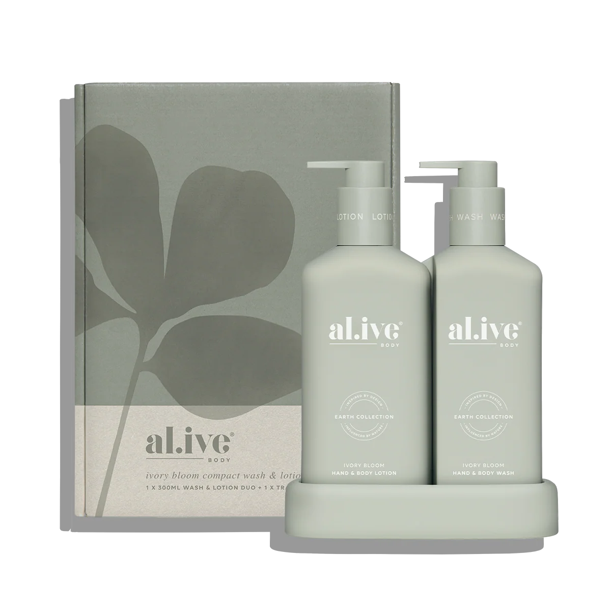 Compact Bathroom Duo Wash + Lotion - Ivory Bloom