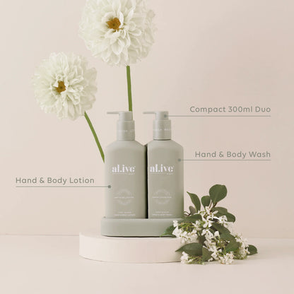 Compact Bathroom Duo Wash + Lotion - Ivory Bloom