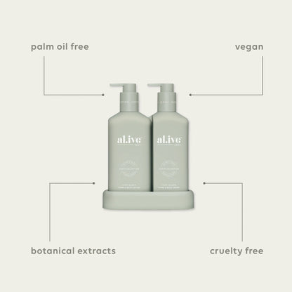 Compact Bathroom Duo Wash + Lotion - Ivory Bloom