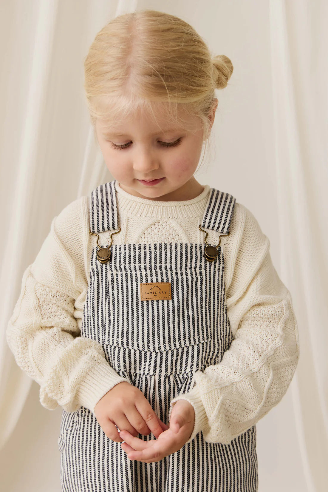 Cecil Overall Sailor Stripe Eclipse / Cloud