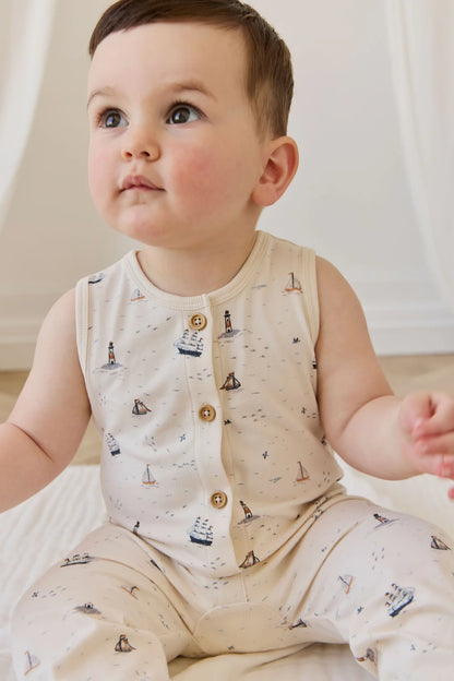 Organic Cotton Rupert Onepiece Sailing Day