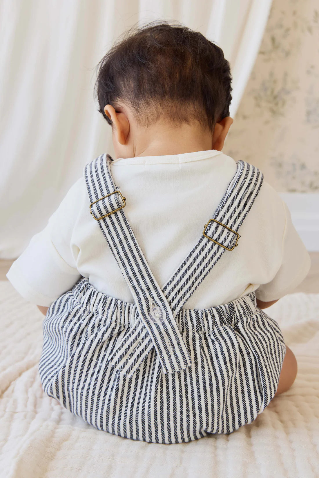 Pax Playsuit Sailor Stripe Eclipse / Cloud