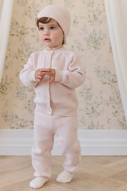 Kate Legging Kate Heart Jacquard Cotton Candy