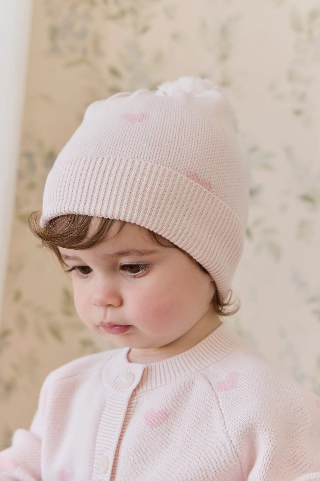 Kate Hat Kate Heart Jacquard Cotton Candy