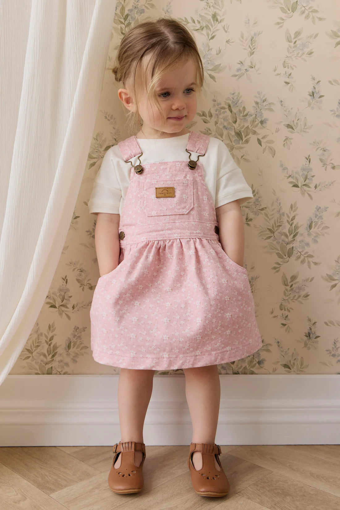 Norah Overall Dress Paula Powder