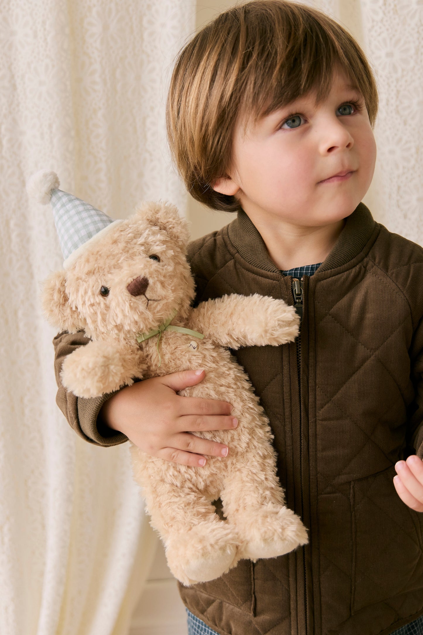 Jamie Kay Snuggle Bunnies – Birthday Arthur (Gingham) | Aster & Ruby