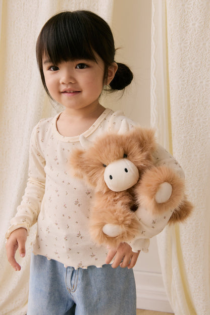 Jamie Kay Snuggle Bunnies – Hilda The Highland Cow (Caramel) | Aster & Ruby