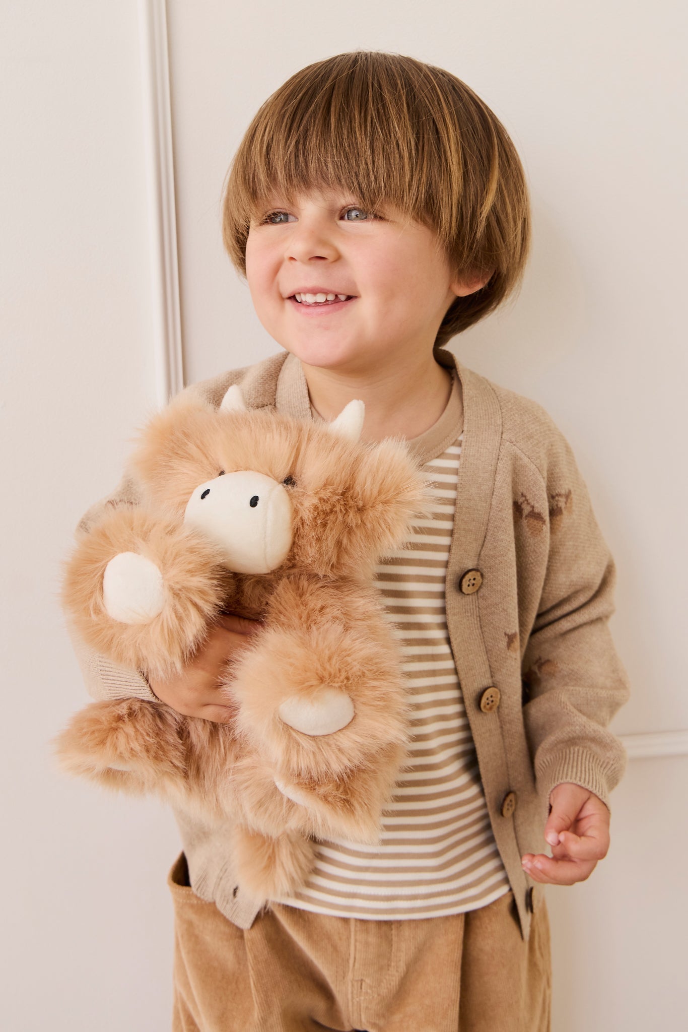 Jamie Kay Snuggle Bunnies – Hilda The Highland Cow (Caramel) | Aster & Ruby