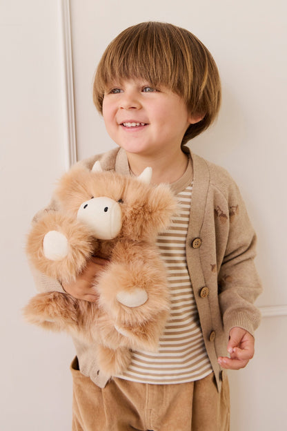 Jamie Kay Snuggle Bunnies – Hilda The Highland Cow (Caramel) | Aster & Ruby