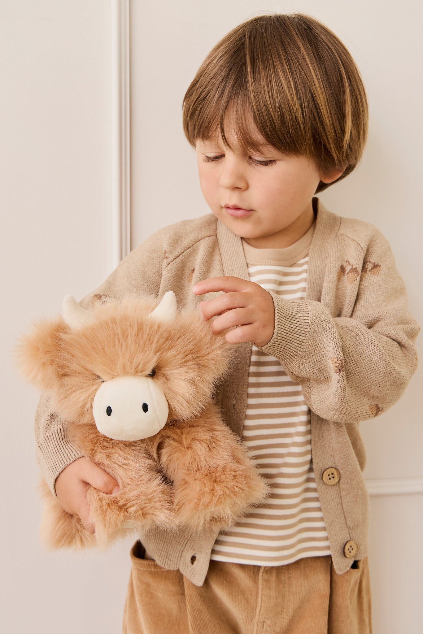 Jamie Kay Snuggle Bunnies – Hilda The Highland Cow (Caramel) | Aster & Ruby