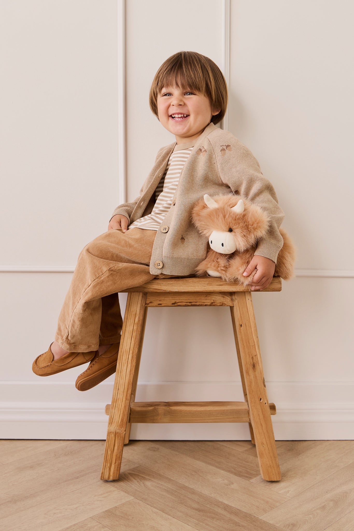 Jamie Kay Snuggle Bunnies – Hilda The Highland Cow (Caramel) | Aster & Ruby