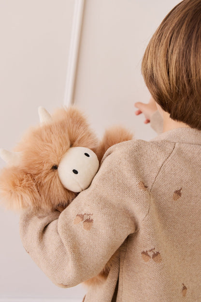 Jamie Kay Snuggle Bunnies – Hilda The Highland Cow (Caramel) | Aster & Ruby