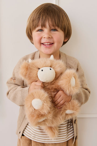 Jamie Kay Snuggle Bunnies – Hilda The Highland Cow (Caramel) | Aster & Ruby