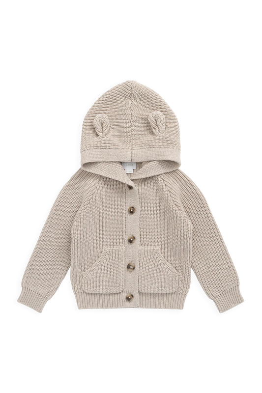 Bear Cardigan Oat