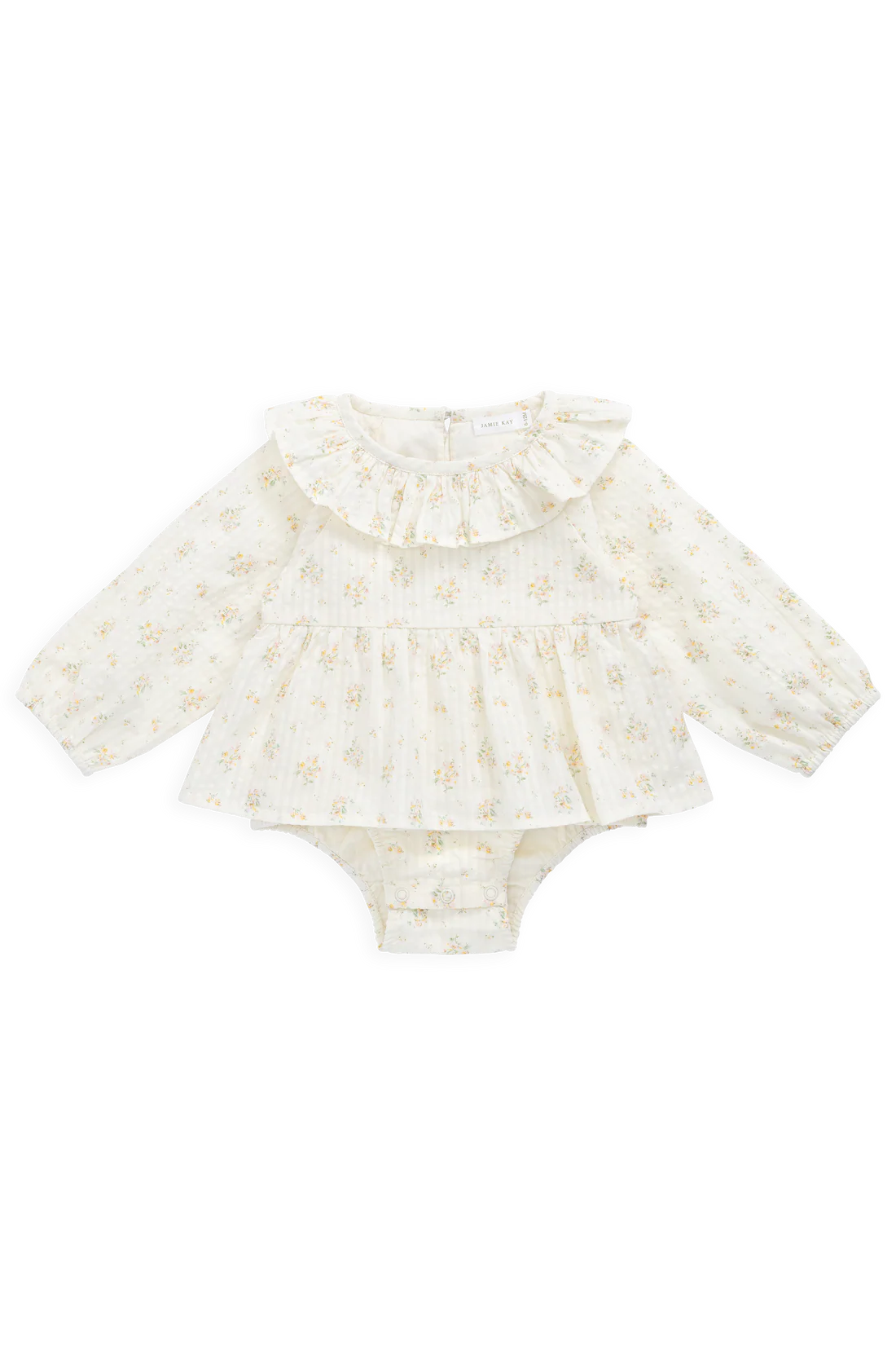 Organic Cotton Cecil Playsuit Justine Parchment