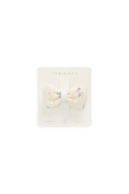 Organic Cotton Desiree Bow Molly Blue