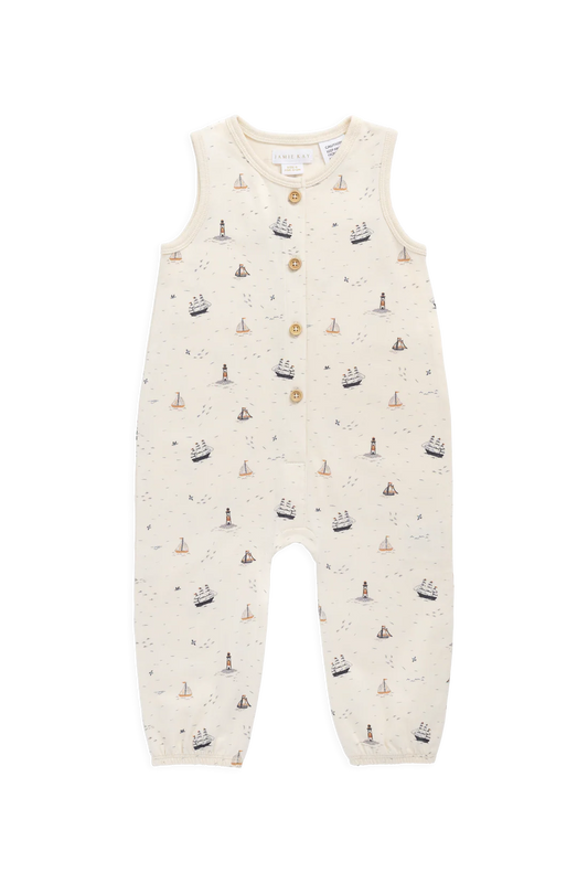 Organic Cotton Rupert Onepiece Sailing Day