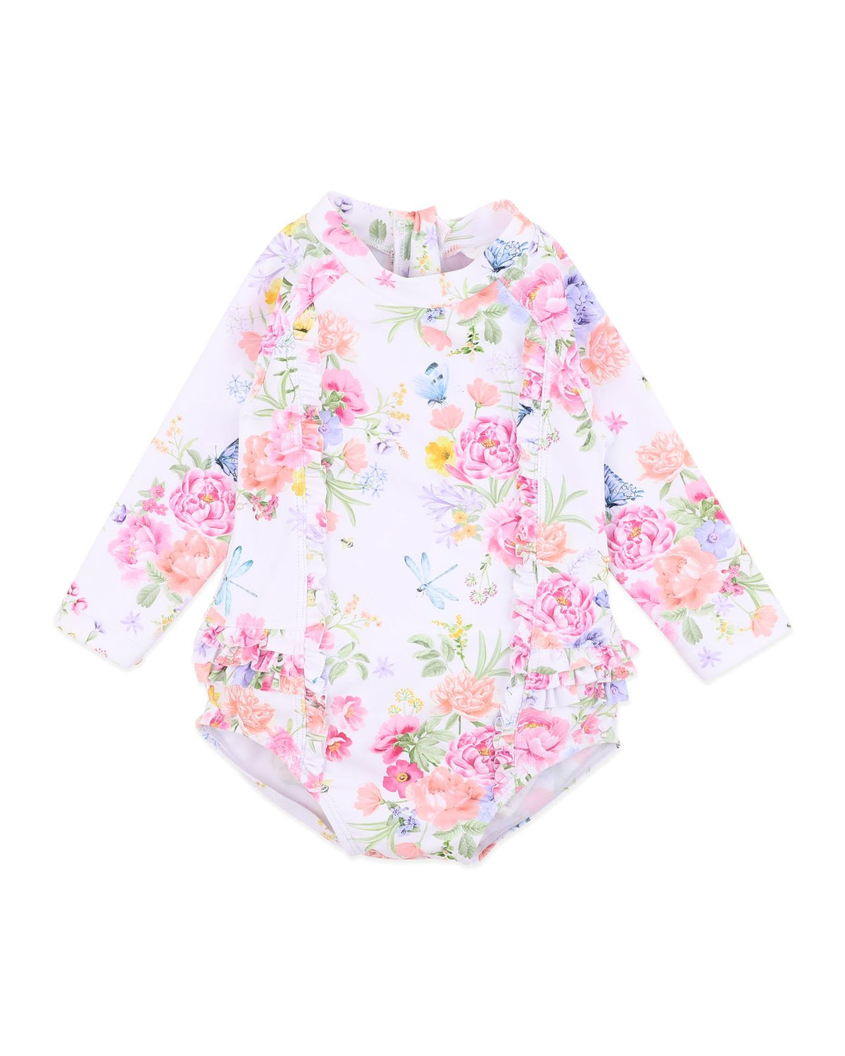 Bianca White Ls Sunsuit