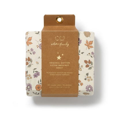 Maple Glow Organic Bassinet Sheet