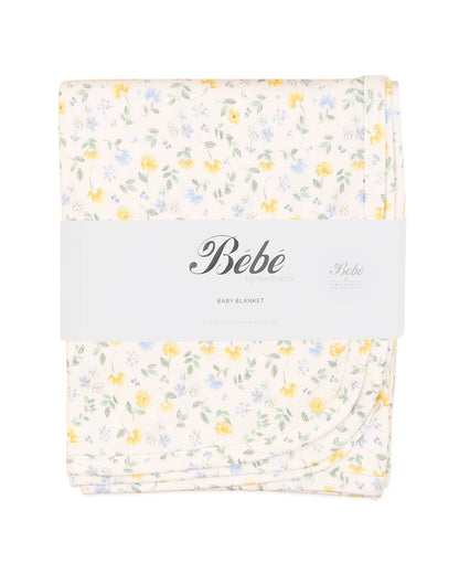 Libby Floral Organic Bunny Rug