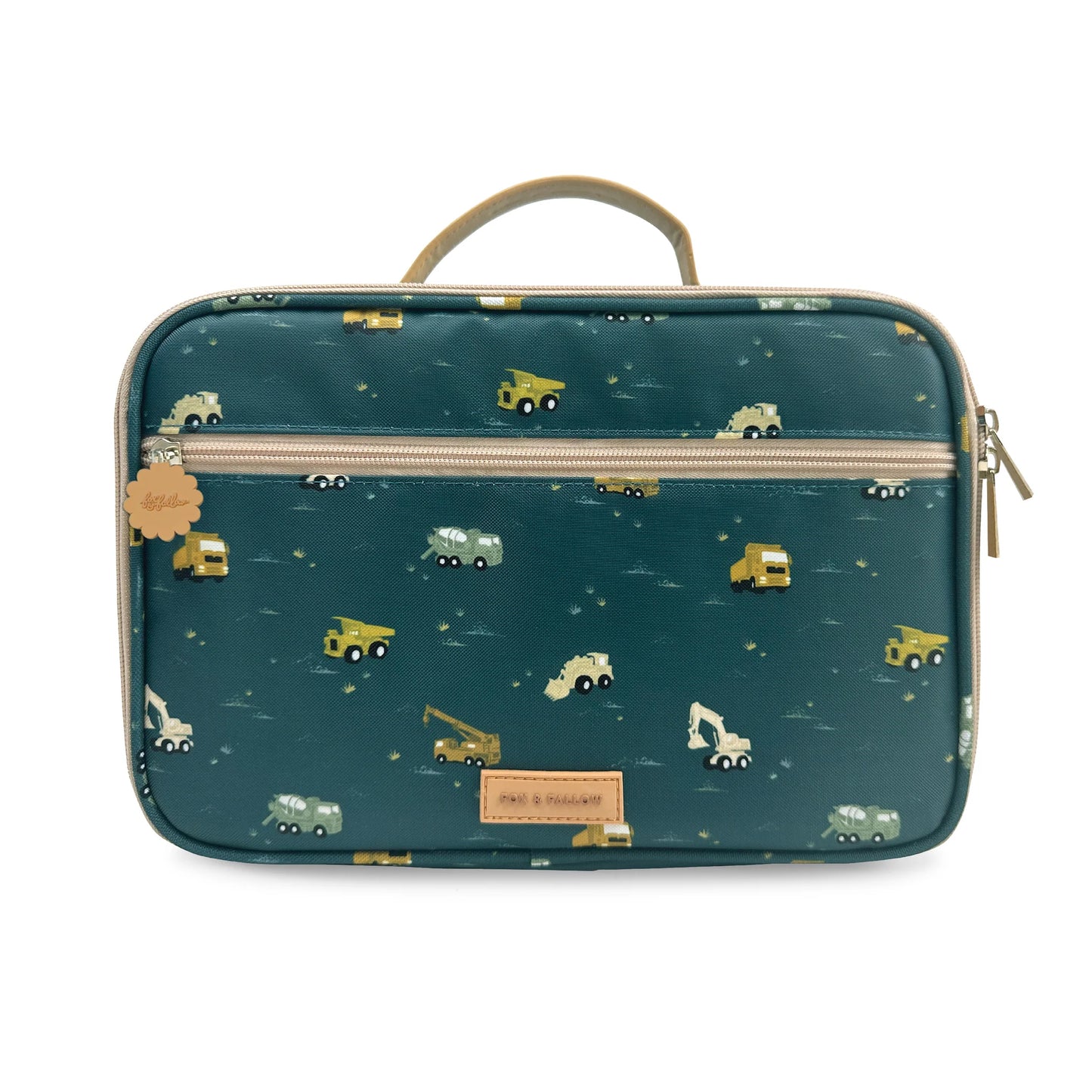 Fox & Fallow Trucks Large Lunch Bag | Aster & Ruby