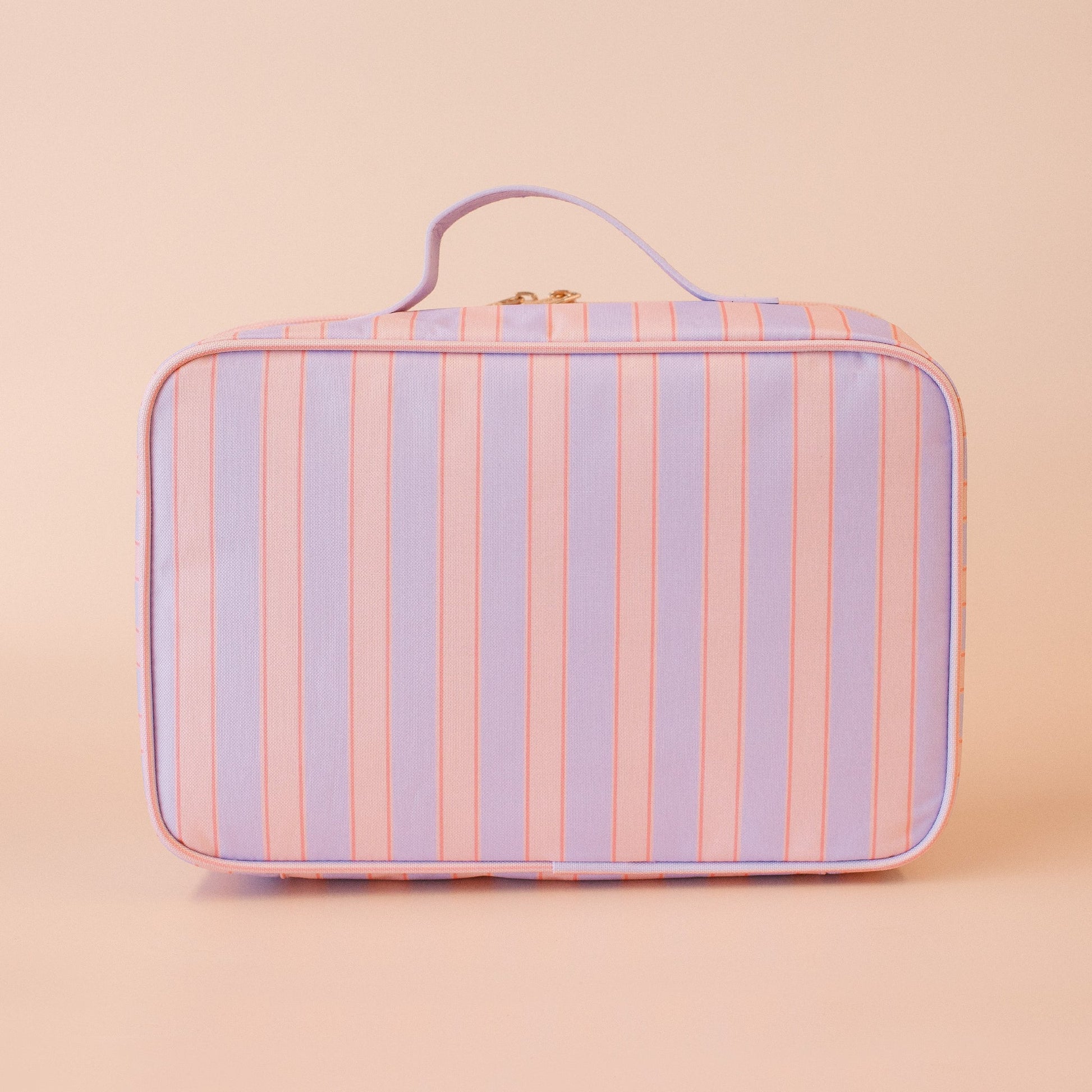 Fox & Fallow Powder Stripe Large Lunch Bag | Aster & Ruby