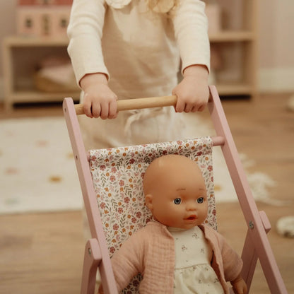 Wooden Doll Stroller