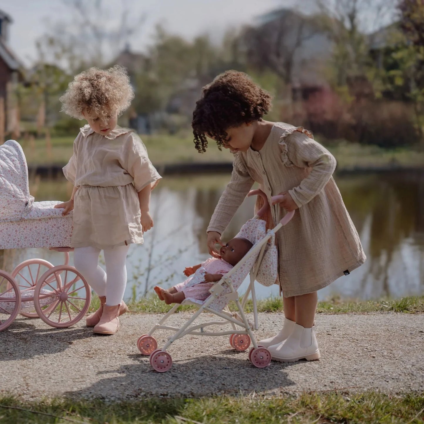 Metal Doll Stroller