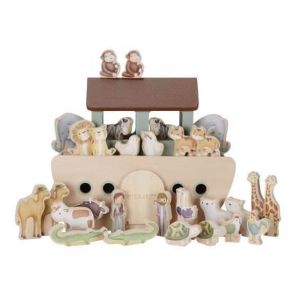 Wooden Noah's Ark Playset