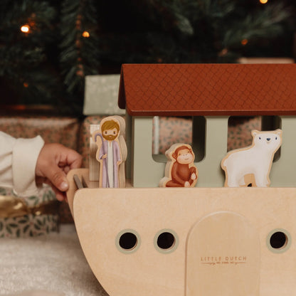 Wooden Noah's Ark Playset