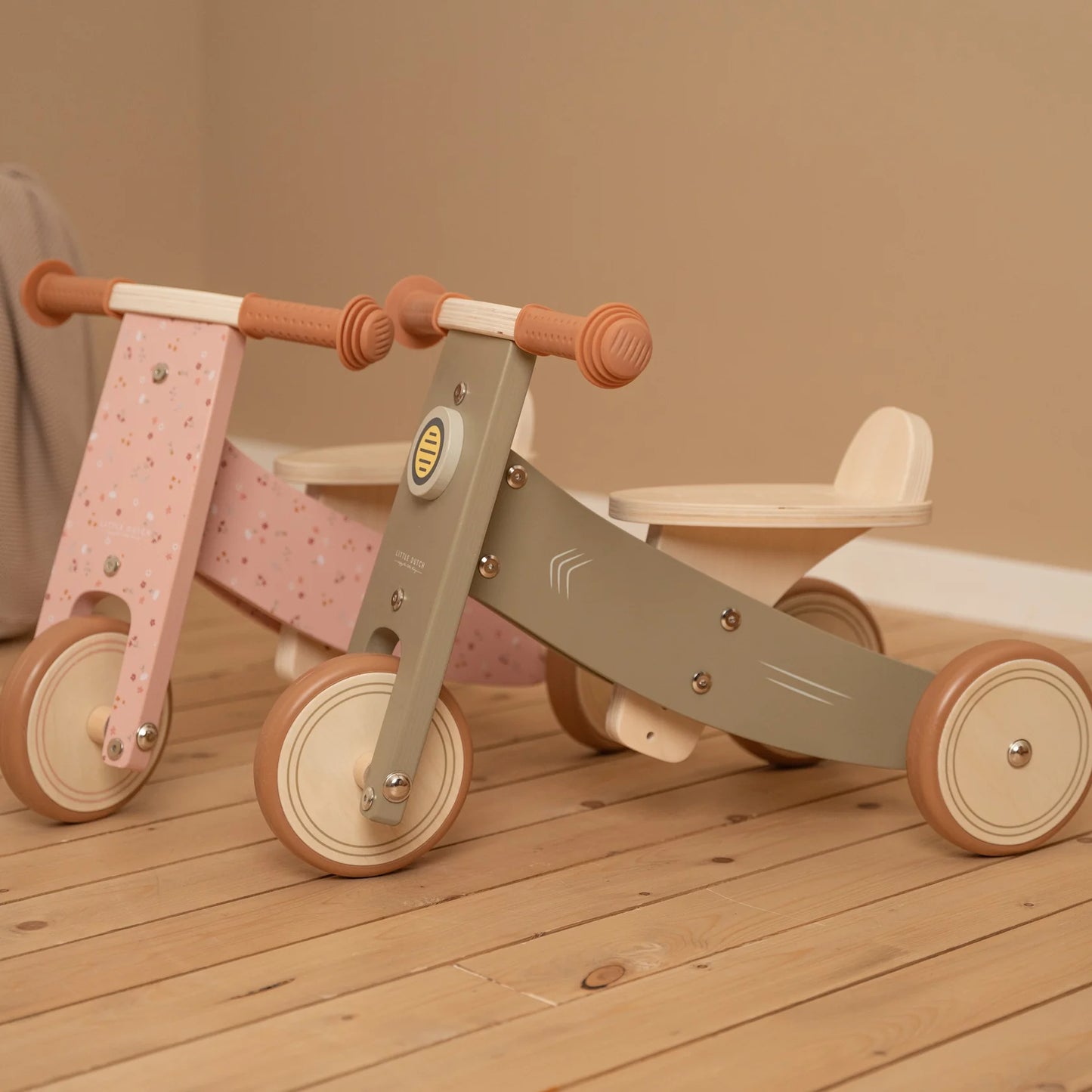 Wooden Tricycle Olive